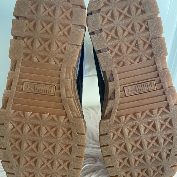 Puma Mayze Mid Platform Shoe Boot 
Womens White Size 7 Gum Sole Trendy - Picture 4 of 6